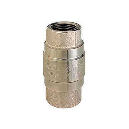 STRATAFLO PRODUCTS INC. 3/4" FNPT Nickel-Plated Brass Check Valve with Stainless Steel Poppet 2400-075